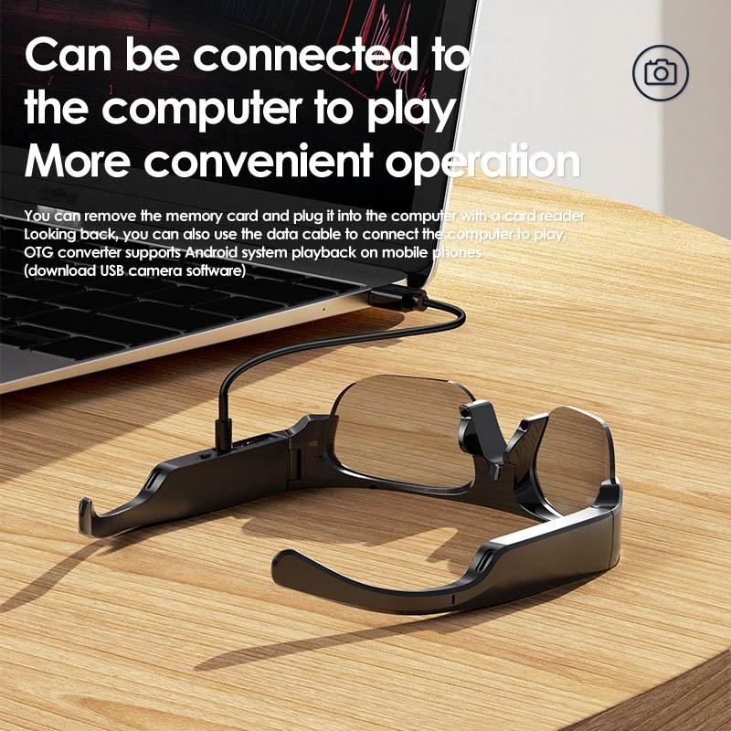 Wireless Smart Glasses with Anti-Blue Light – Bluetooth Audio Eyewear for Cycling & Sports