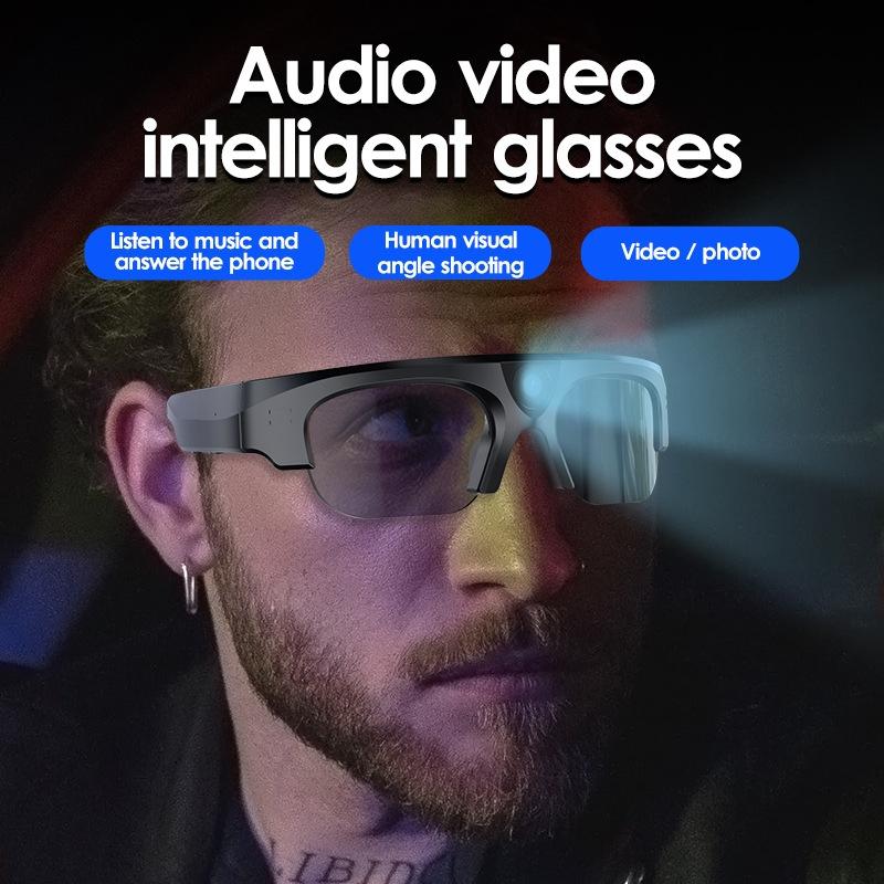 Wireless Smart Glasses with Anti-Blue Light – Bluetooth Audio Eyewear for Cycling & Sports