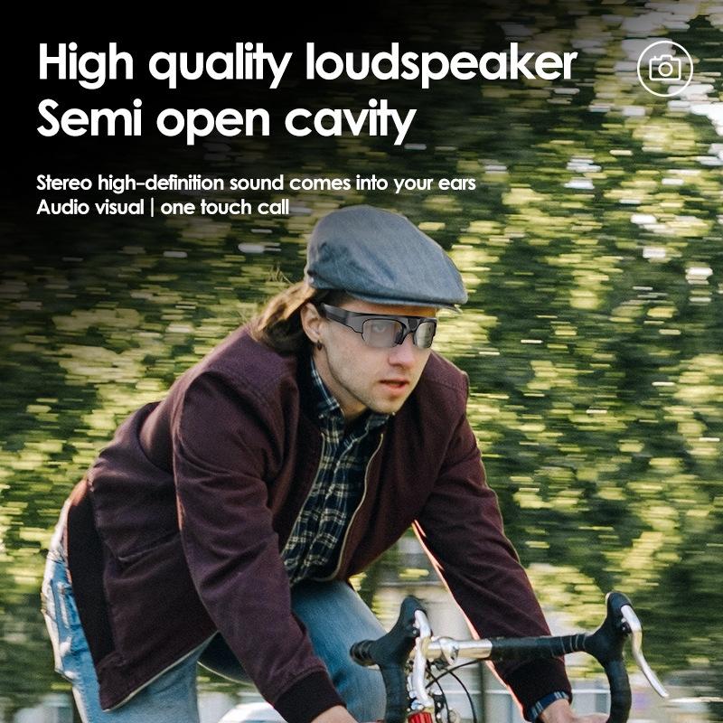 Wireless Smart Glasses with Anti-Blue Light – Bluetooth Audio Eyewear for Cycling & Sports