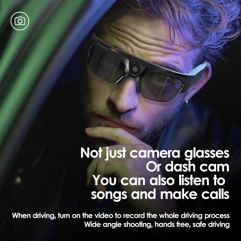 Wireless Smart Glasses with Anti-Blue Light – Bluetooth Audio Eyewear for Cycling & Sports