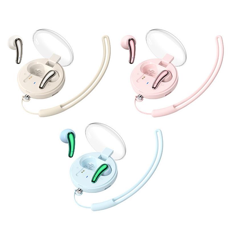Clearbuds C1 Wireless In-Ear Earphones – Pink Bluetooth 5.3 with Low Latency, Noise Reduction & HD Sound