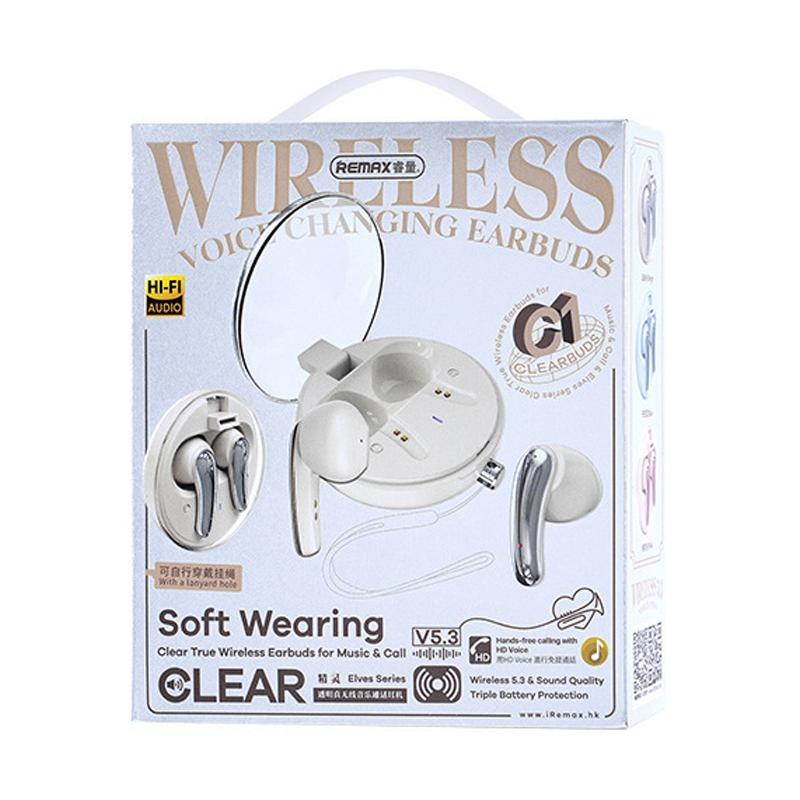 Clearbuds C1 Wireless In-Ear Earphones – Pink Bluetooth 5.3 with Low Latency, Noise Reduction & HD Sound