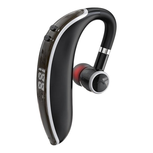Universal Bluetooth Earphone – Single-Ear Rotating Wireless Headset (Black / White)