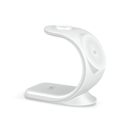 3-in-1 Magnetic Wireless Charger for Phone, Watch & AirPods | Fast Qi Charging Dock Stand
