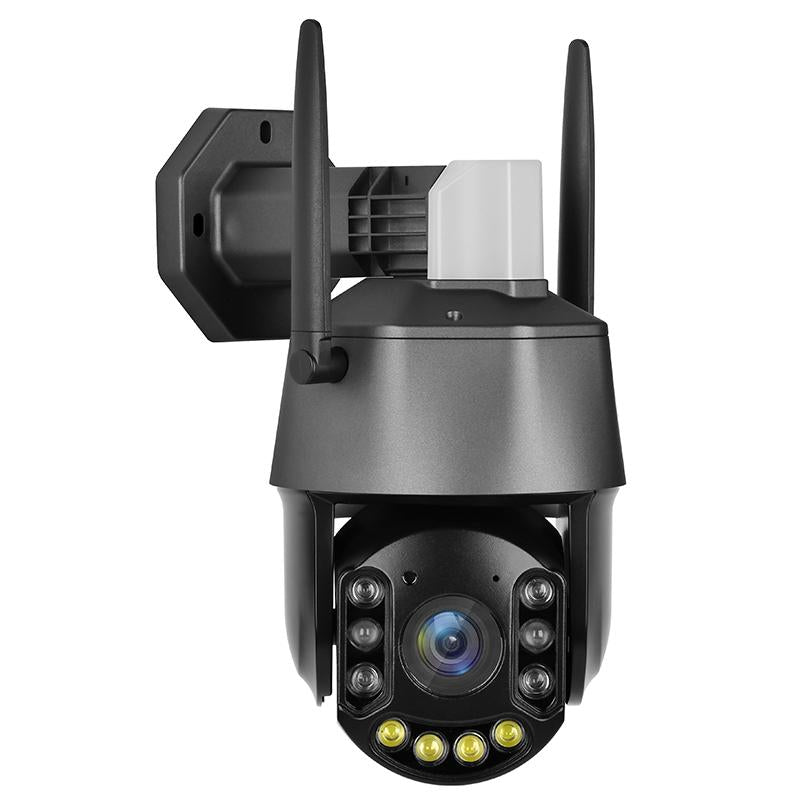 5MP Wireless WiFi Laser Camera – Black | Two-Way Voice & Mobile Monitoring Security Cam