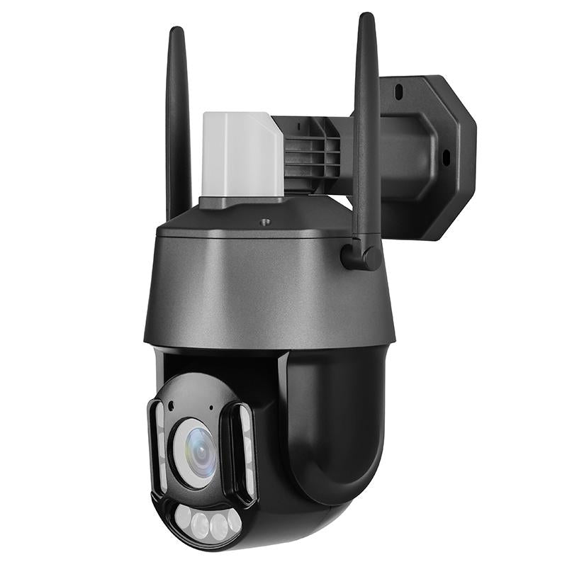 5MP Wireless WiFi Laser Camera – Black | Two-Way Voice & Mobile Monitoring Security Cam