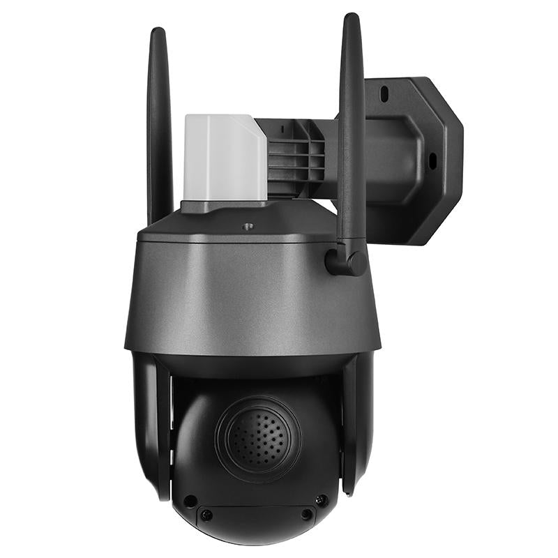 5MP Wireless WiFi Laser Camera – Black | Two-Way Voice & Mobile Monitoring Security Cam