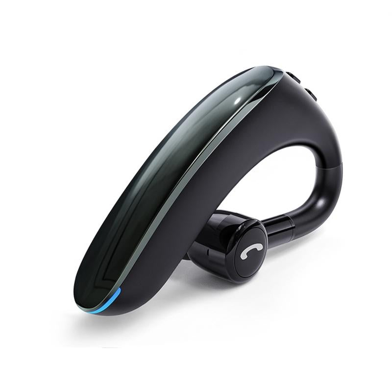 180° Rotating Wireless Bluetooth Car Handsfree Earphones – Noise-Cancelling Headset, Black/Gray