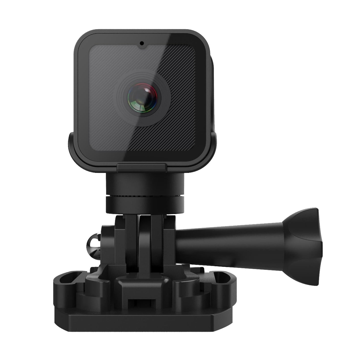 Waterproof Mini Action Camera with Night Vision & Ring Bracket – Compact Sports Camera – Black