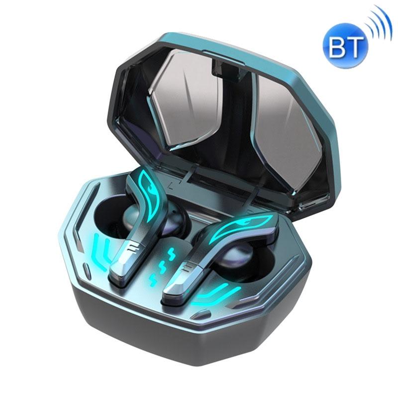 Wireless Bluetooth 5.2 Earphones with Low Latency & Hi-Fi Sound – Breathing Light, Black