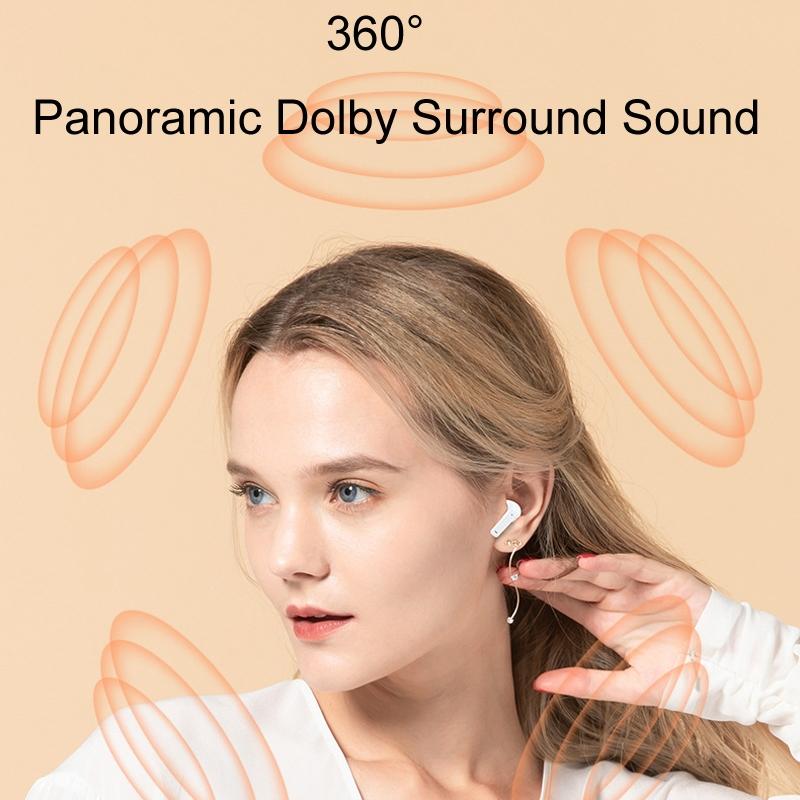 Wireless Bluetooth Earphones – HD Noise Reduction for Gaming & Sports – Ergonomic In-Ear Design – Black