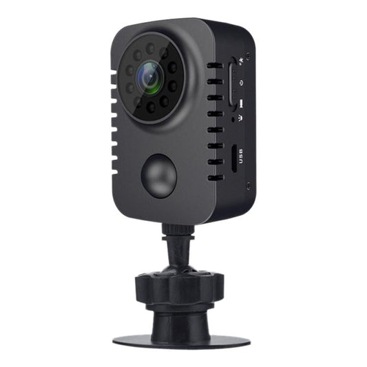 1080P HD Night Vision Surveillance Camera – Infrared Motion Detection, Indoor/Outdoor Security – Black