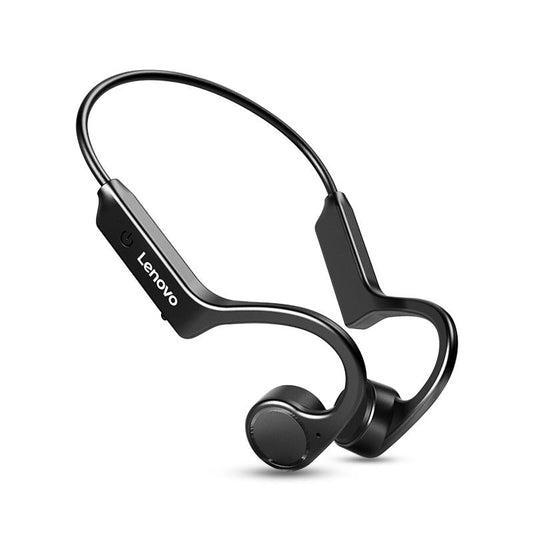Waterproof Bone Conduction Bluetooth Earphones – Open-Ear Wireless Headphones – Black