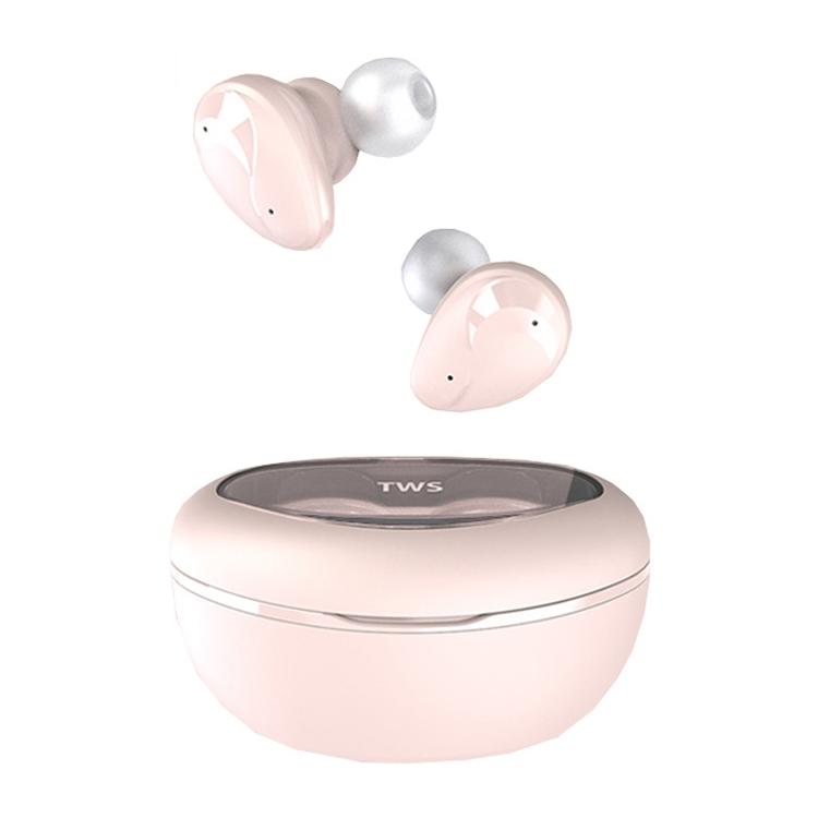 Mini Wireless Bluetooth Headset with Power Display – Blue, Compact Design, Clear Audio