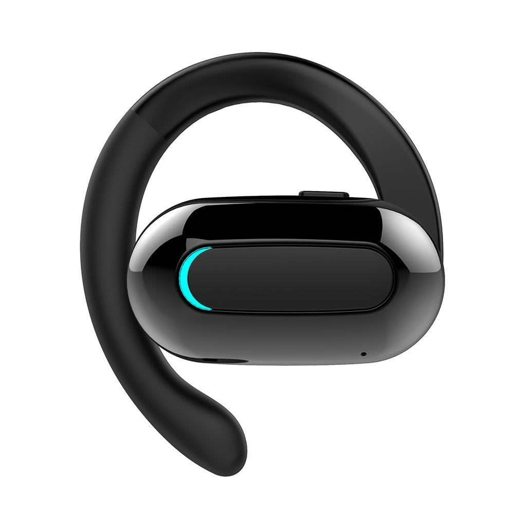 Rotatable Bluetooth Sports Earphones with Noise Reduction – Pure Black