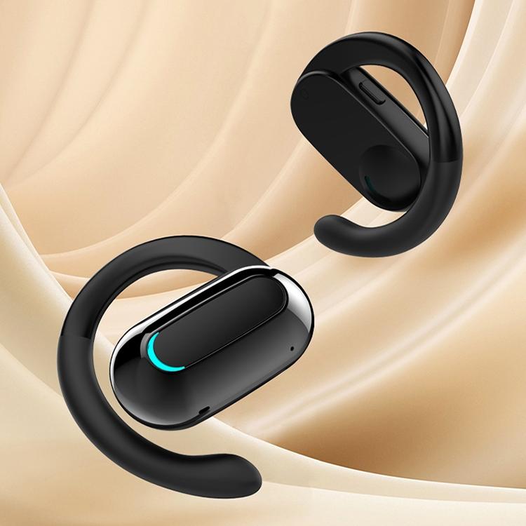 Rotatable Bluetooth Sports Earphones with Noise Reduction – Pure Black