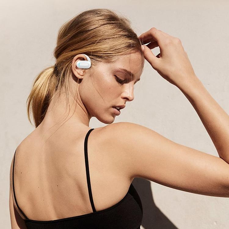 Rotatable Bluetooth Sports Earphones with Noise Reduction – Pure Black