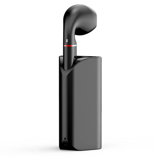Mini Wireless Bluetooth Car Earphone with Mic – Business Driving, Black