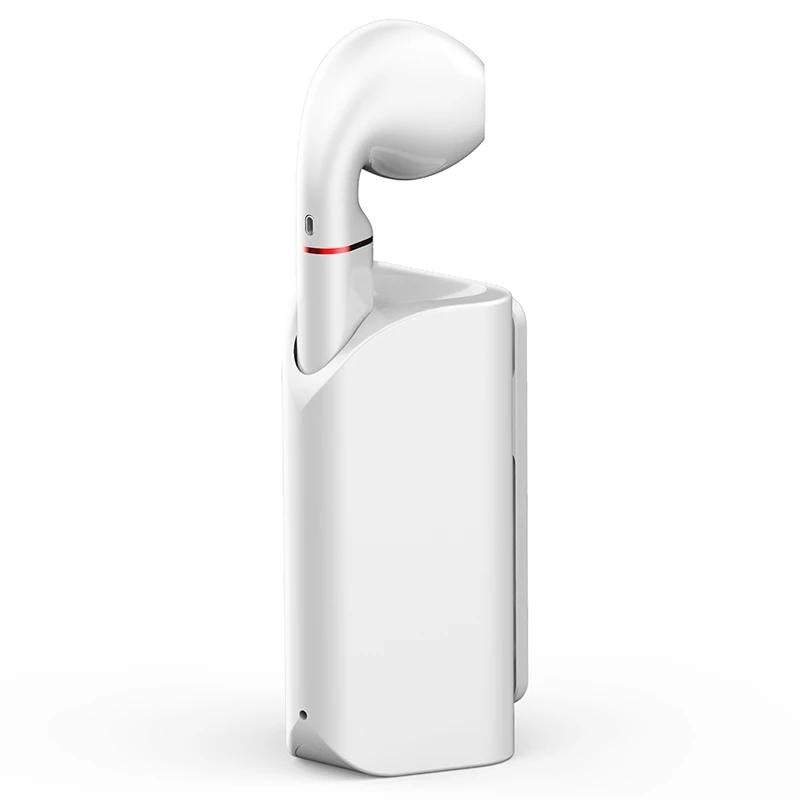 Mini Wireless Bluetooth Car Earphone with Mic – Business Driving, Black