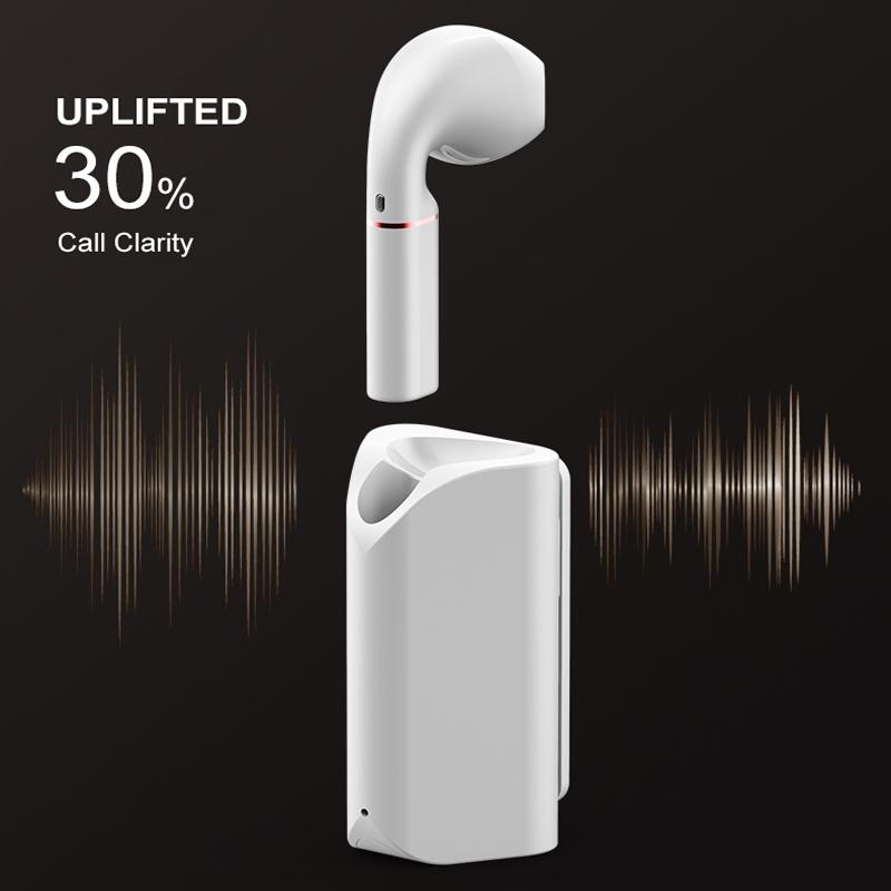 Mini Wireless Bluetooth Car Earphone with Mic – Business Driving, Black