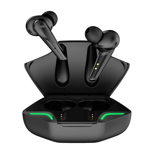 Wireless Gaming Earbuds – Bluetooth 5.0, LED Display, Low Latency, Hi-Fi Stereo Sound – Black