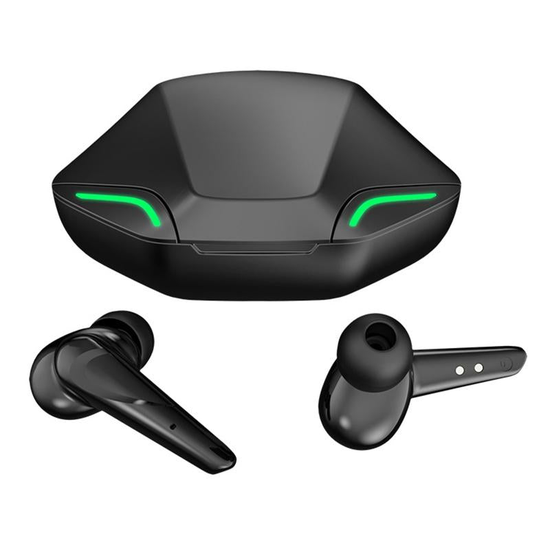 Wireless Gaming Earbuds – Bluetooth 5.0, LED Display, Low Latency, Hi-Fi Stereo Sound – Black