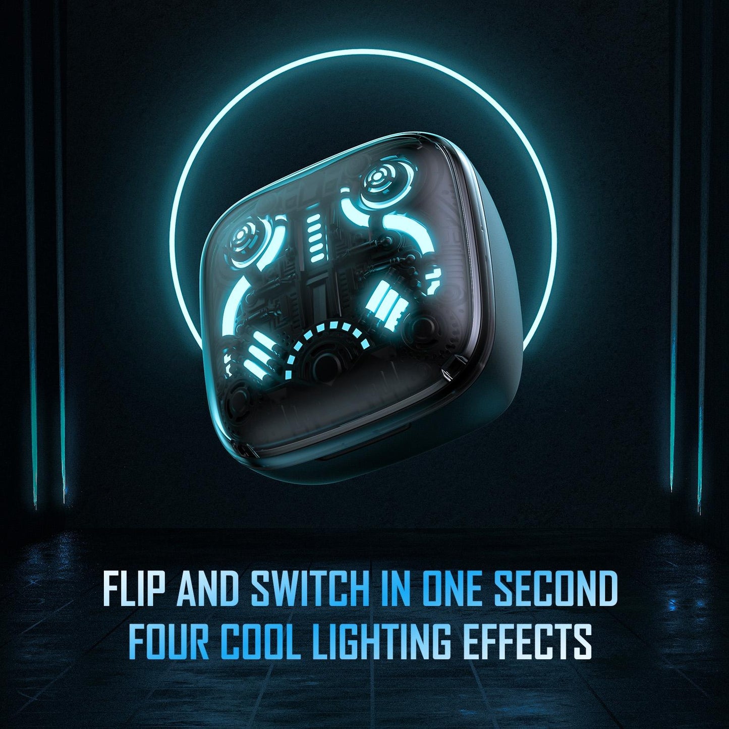 Black TWS Bluetooth Gaming Earphones with Noise Reduction – Low Latency Wireless Headset