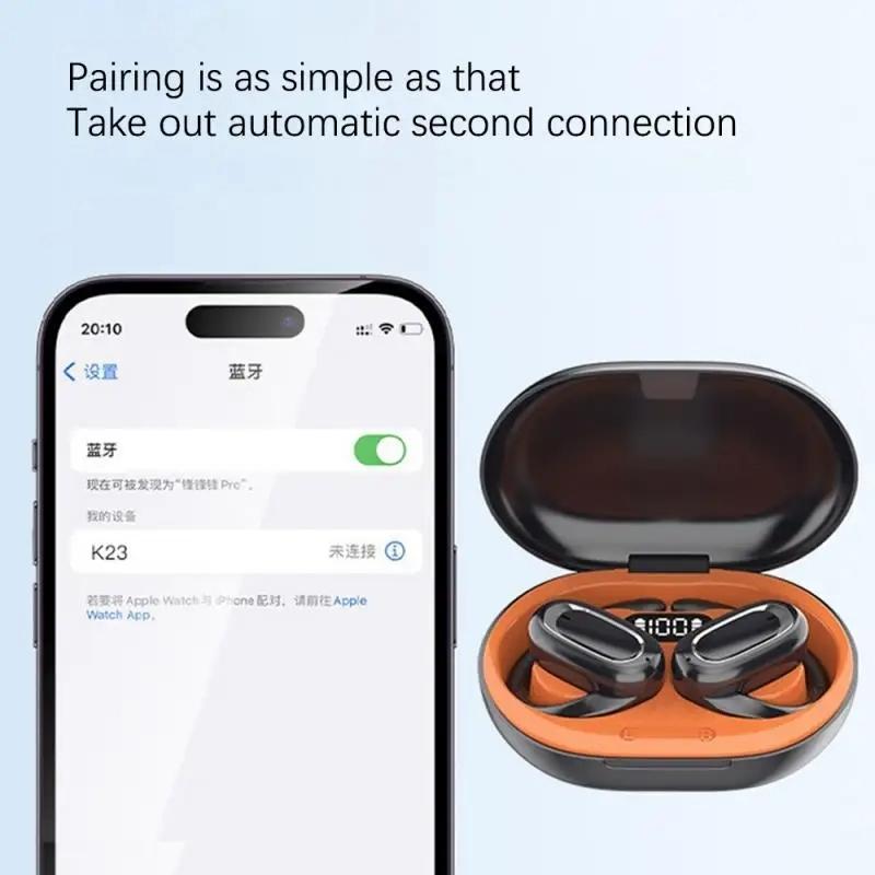 Adjustable Wireless Bluetooth Earphones with Noise Reduction – Comfortable Fit, Skin-Colour