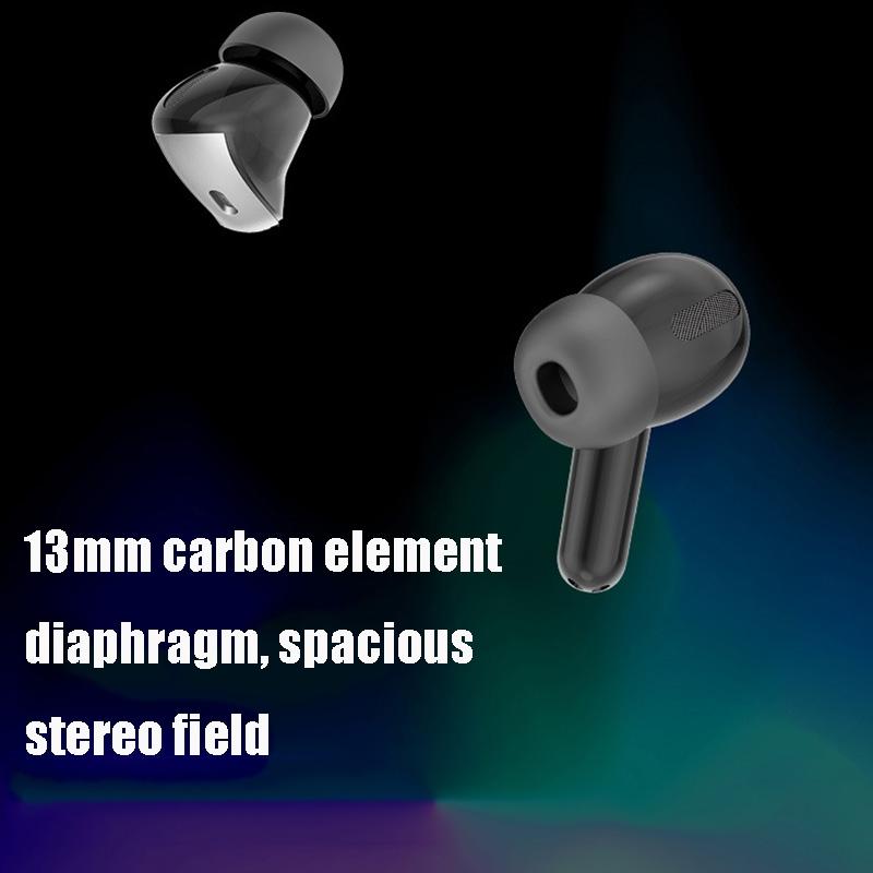 Black Wireless Bluetooth Earphone with Touch Display – TWS In-Ear Headphones with Charging Case