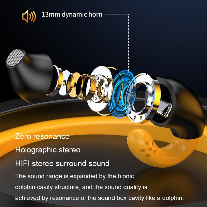 Wireless Ear Clip Bluetooth Headset with LED Display – Secure Fit, Noise Reduction, Hands-Free Calling