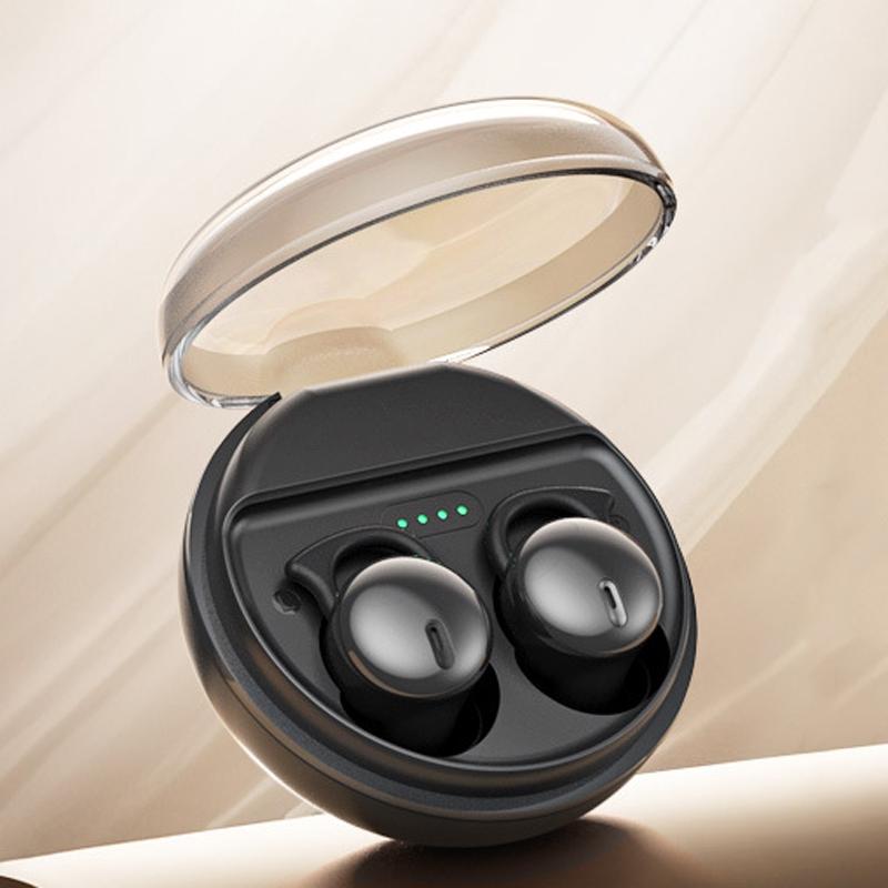 Comfortable Wireless Bluetooth Earphones – Noise-Canceling TWS In-Ear Headphones (Black)
