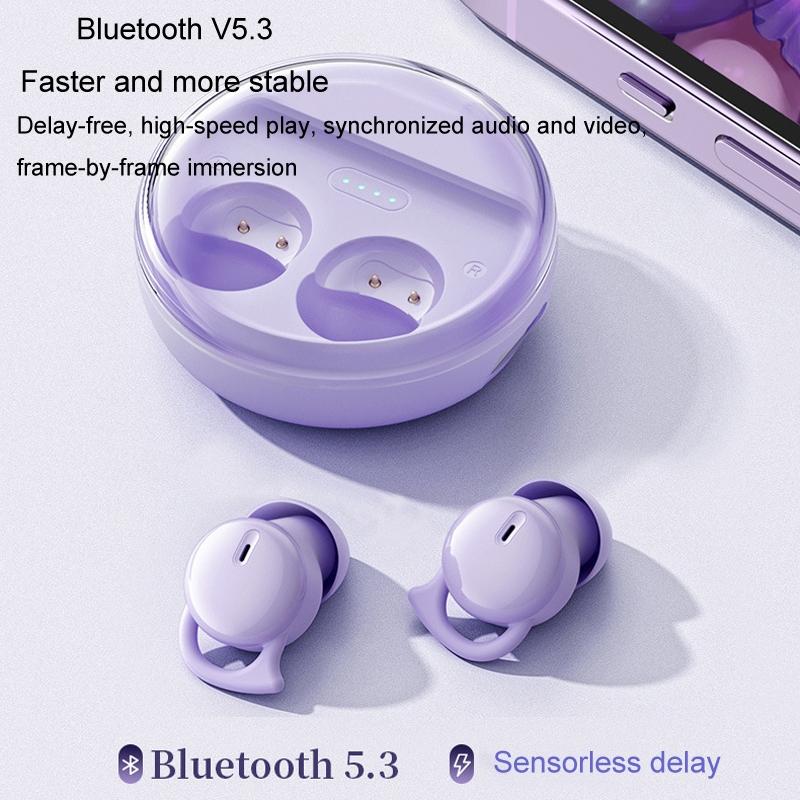 Comfortable Wireless Bluetooth Earphones – Noise-Canceling TWS In-Ear Headphones (Black)