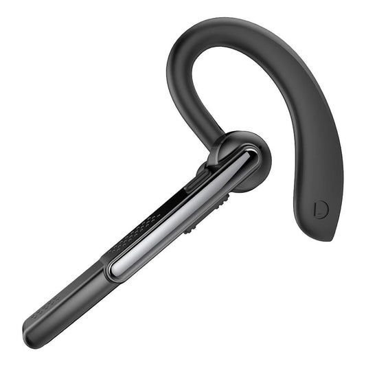 Wireless Bluetooth Earphone with Noise Cancelling & Mic – In-Ear Mono Headset for Calls, Black