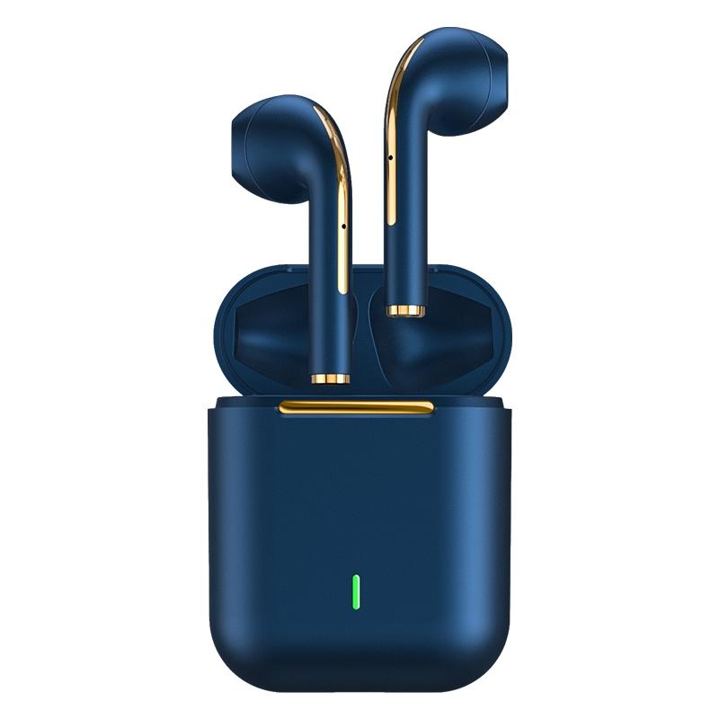 Wireless In-Ear Bluetooth 5.0 Earphones – Blue | Long Battery Life, High-Fidelity Sound, Lightweight Design