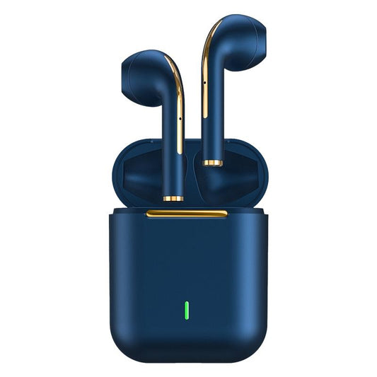Wireless In-Ear Bluetooth 5.0 Earphones – Blue | Long Battery Life, High-Fidelity Sound, Lightweight Design