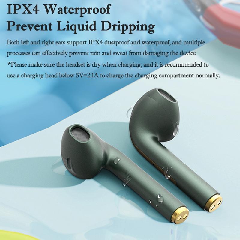 Wireless In-Ear Bluetooth 5.0 Earphones – Blue | Long Battery Life, High-Fidelity Sound, Lightweight Design