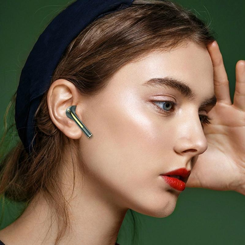 Wireless In-Ear Bluetooth 5.0 Earphones – Blue | Long Battery Life, High-Fidelity Sound, Lightweight Design
