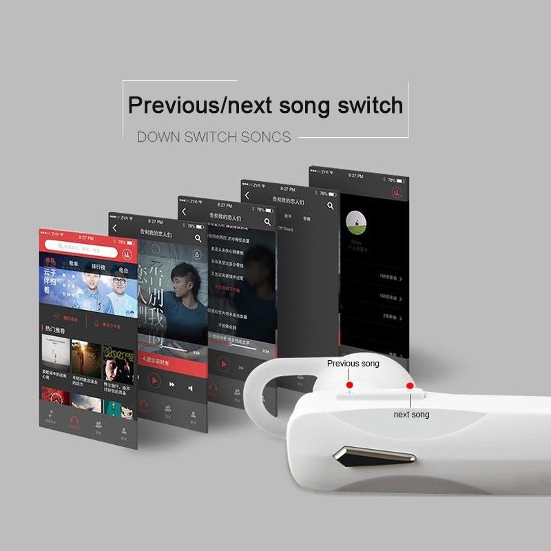 Wireless Bluetooth Earphone for Samsung – Hands-Free V4.1, Black
