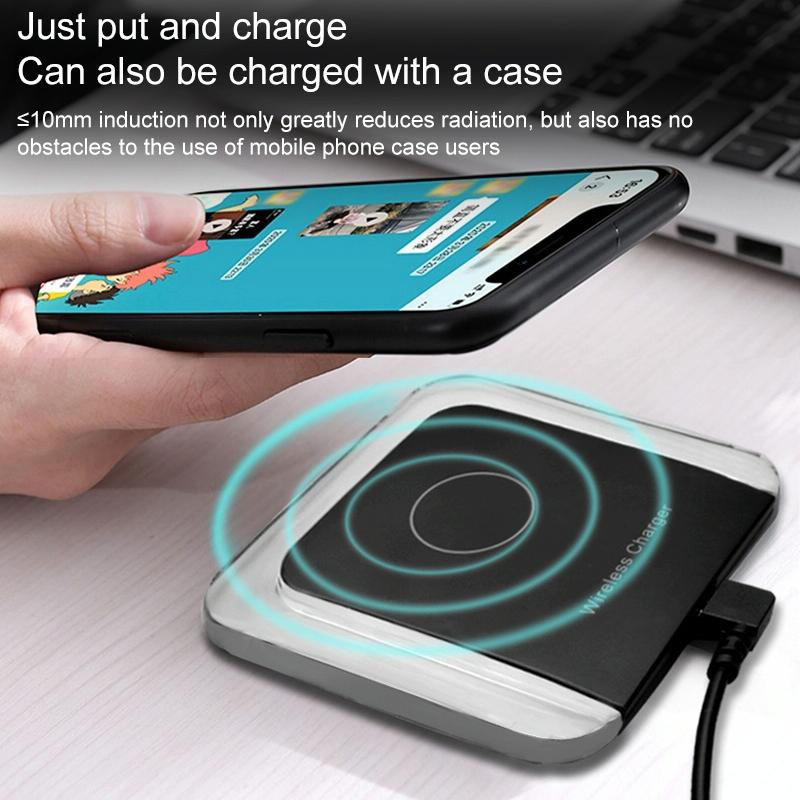 10W 3-in-1 Vertical Wireless Charger – Fast Charging Stand for iPhone, Apple Watch & AirPods – Black