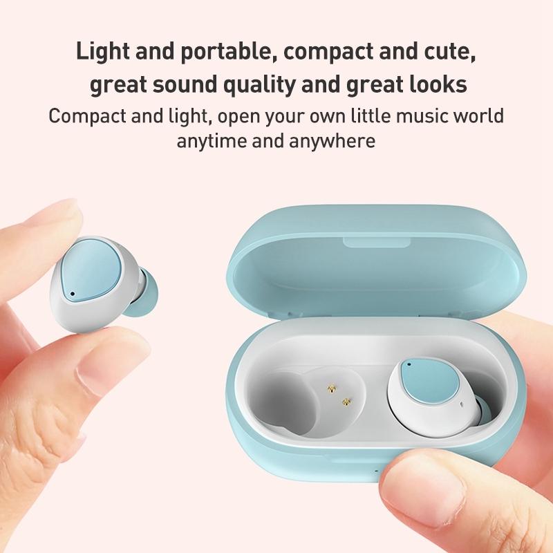 ZGA GS14 Candy Mini Wireless Bluetooth Earphone – Compact In-Ear Headset, Pink