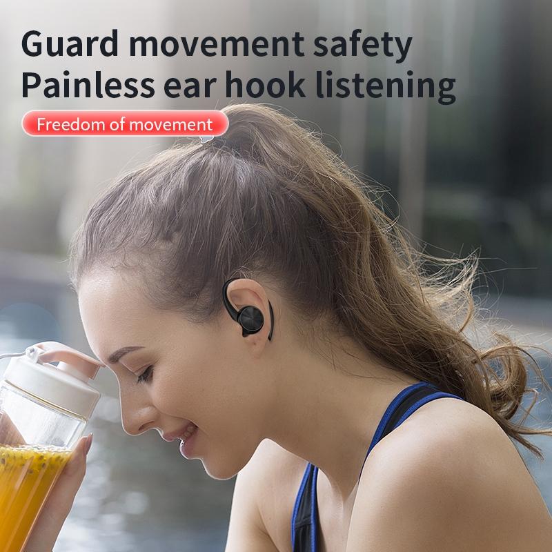 Wireless Earphones with Digital Display & Charging Case – Bluetooth In-Ear, Black