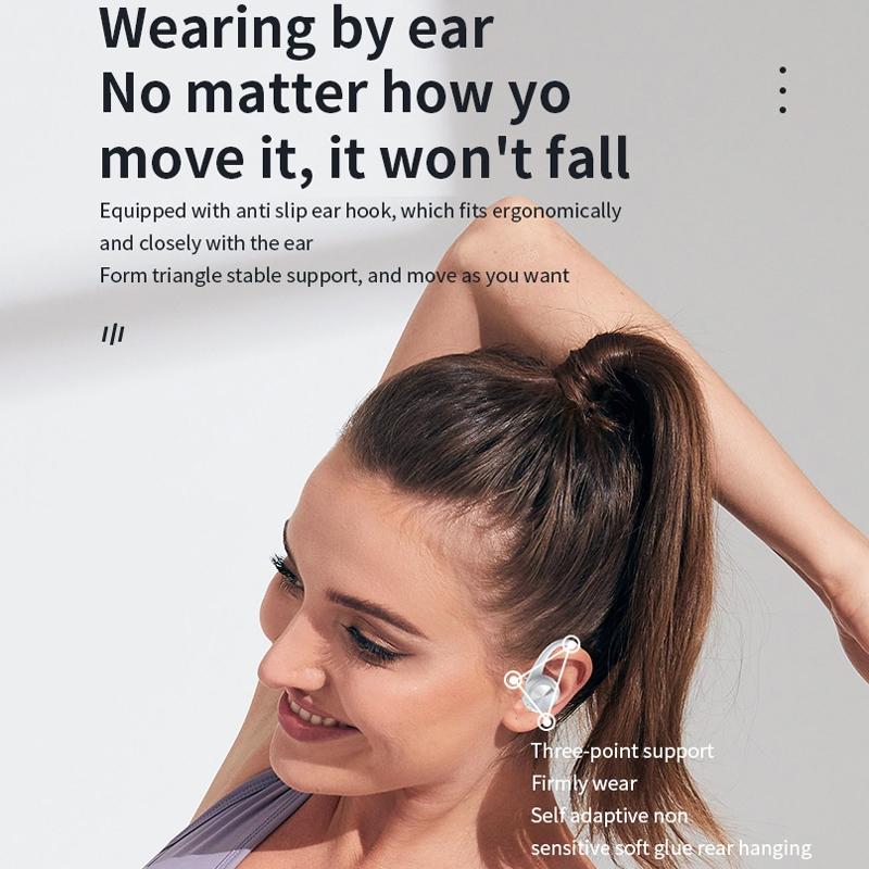 Wireless Earphones with Digital Display & Charging Case – Bluetooth In-Ear, Black