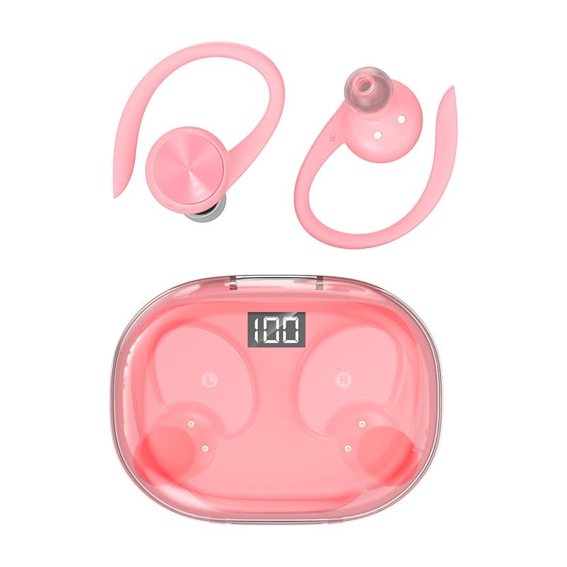 Wireless Earphones with Digital Display & Charging Case – Bluetooth In-Ear, Black