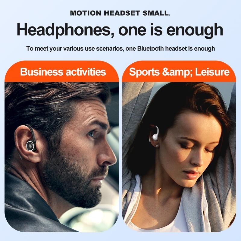 Wireless Sports Earphones with Hanging Neckband & True Sound –