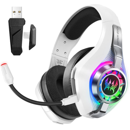 GS400 Tri-Mode Gaming Headset – Bluetooth / Wired / 2.4GHz, Noise Cancelling Mic, Multi-Platform Compatible