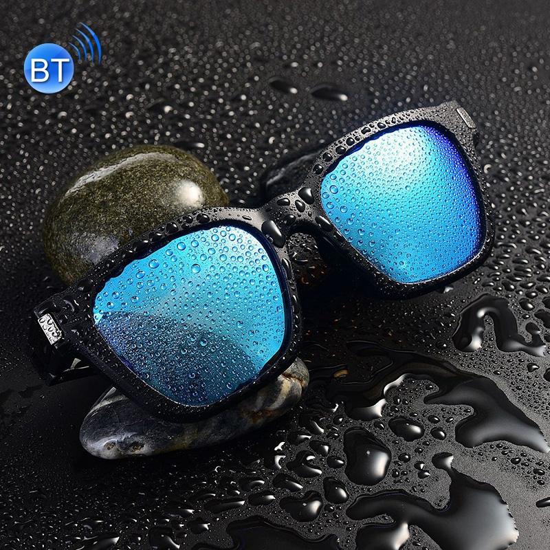 Waterproof Bluetooth Smart Glasses with Mini Binaural Earphones – Hands-Free Calls & Music – Black Sunglasses