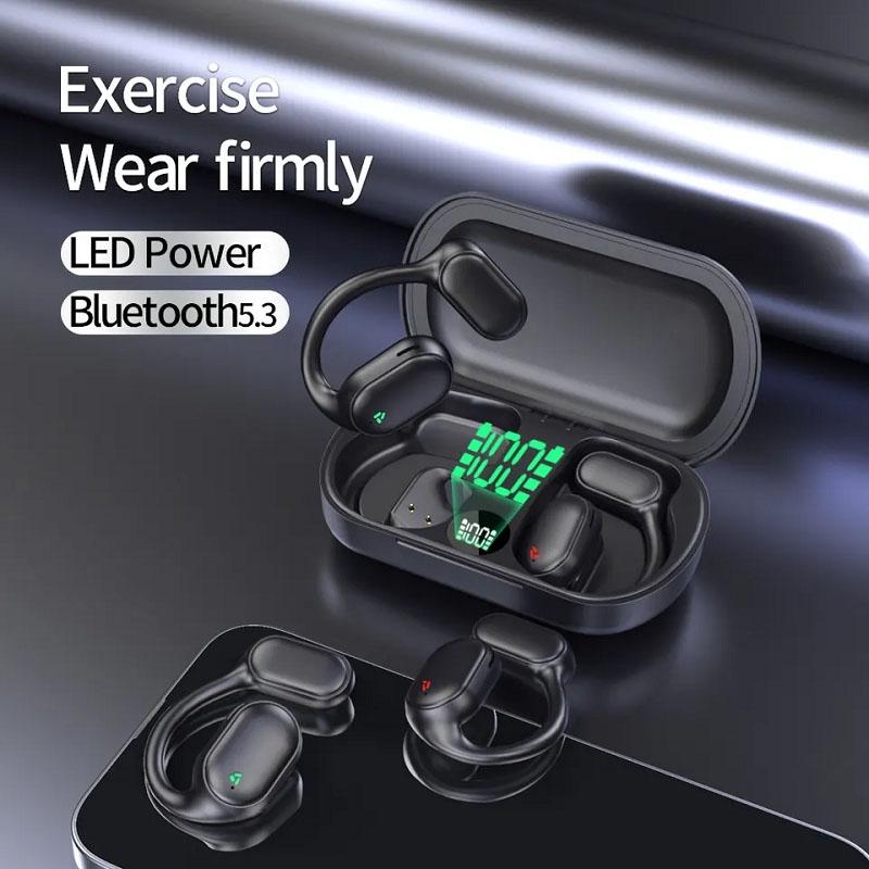 Wireless Earphones with LED Display & Noise Reduction – Bluetooth 5.0, Clear Sound, Long Battery Life
