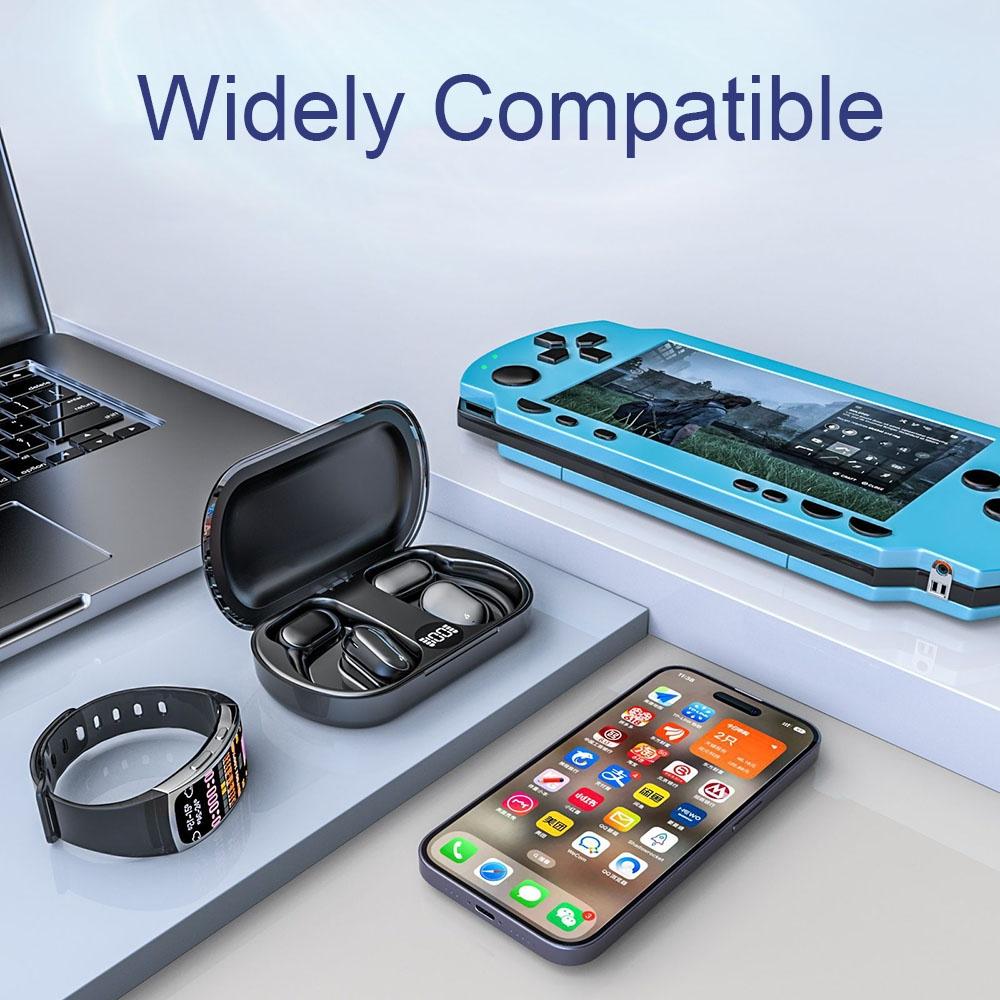 Wireless Earphones with LED Display & Noise Reduction – Bluetooth 5.0, Clear Sound, Long Battery Life