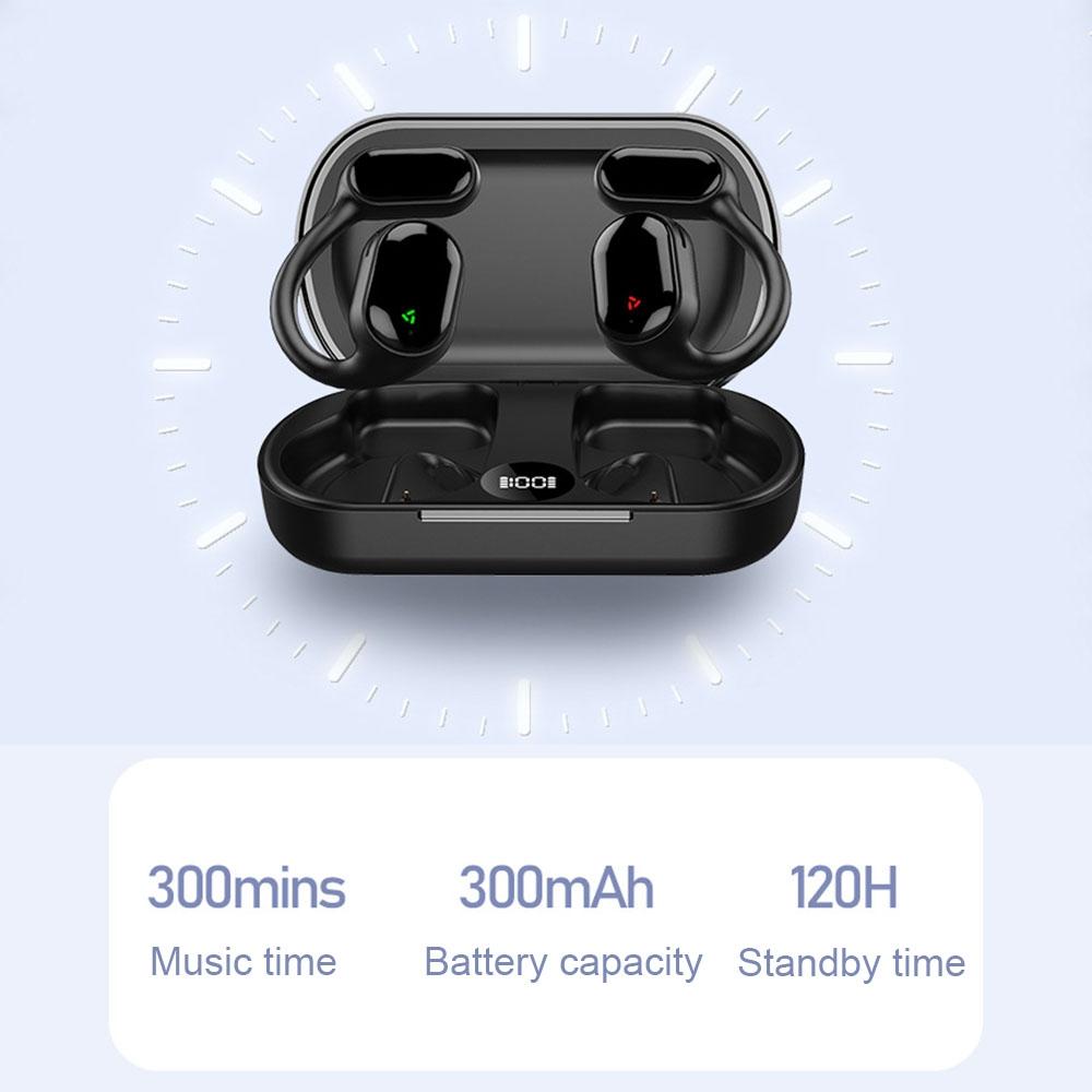 Wireless Earphones with LED Display & Noise Reduction – Bluetooth 5.0, Clear Sound, Long Battery Life