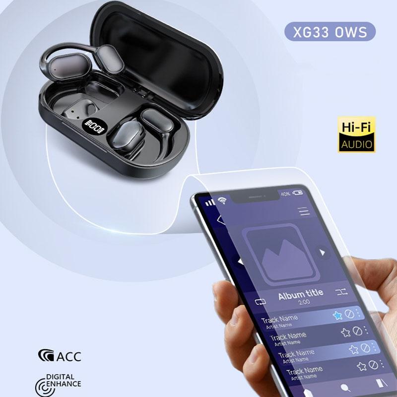 Wireless Earphones with LED Display & Noise Reduction – Bluetooth 5.0, Clear Sound, Long Battery Life